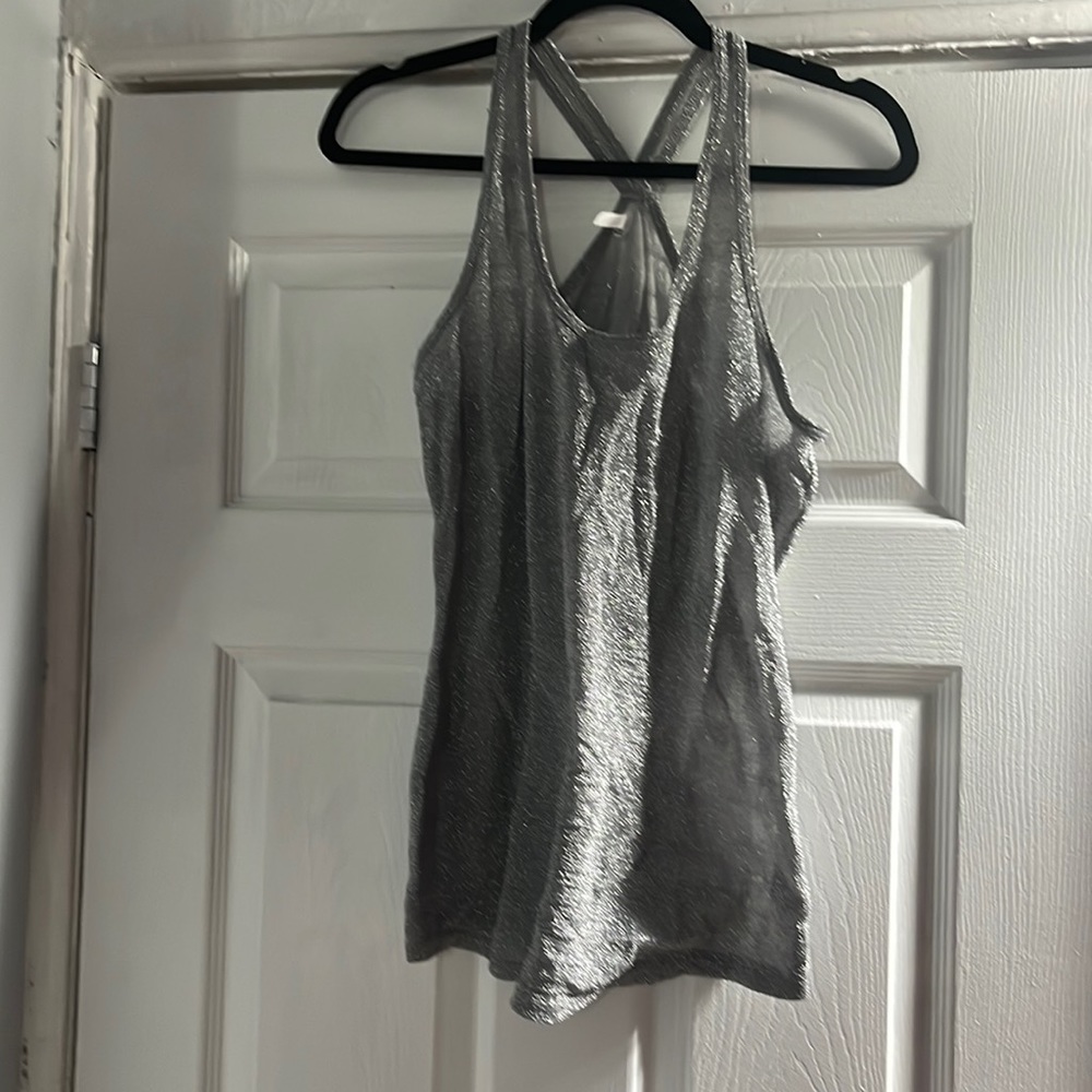 Sparkly racer back tank